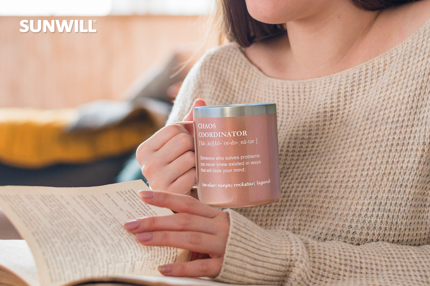 Chaos Coordinator -14oz Rose Gold Mug