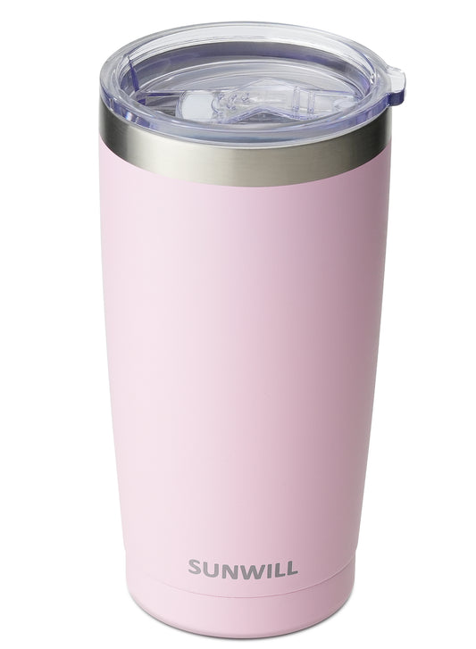 20oz Travel Tumbler With Sliding Lid - Powder Coated Sakura
