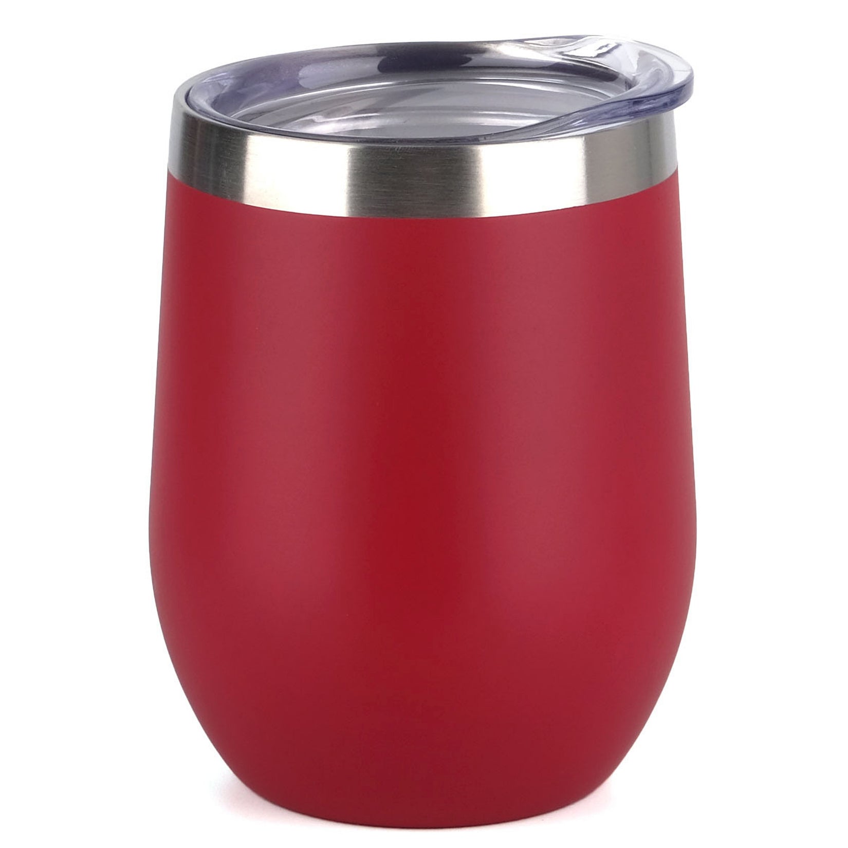 12oz Wine Tumbler With Lid - Wine Red