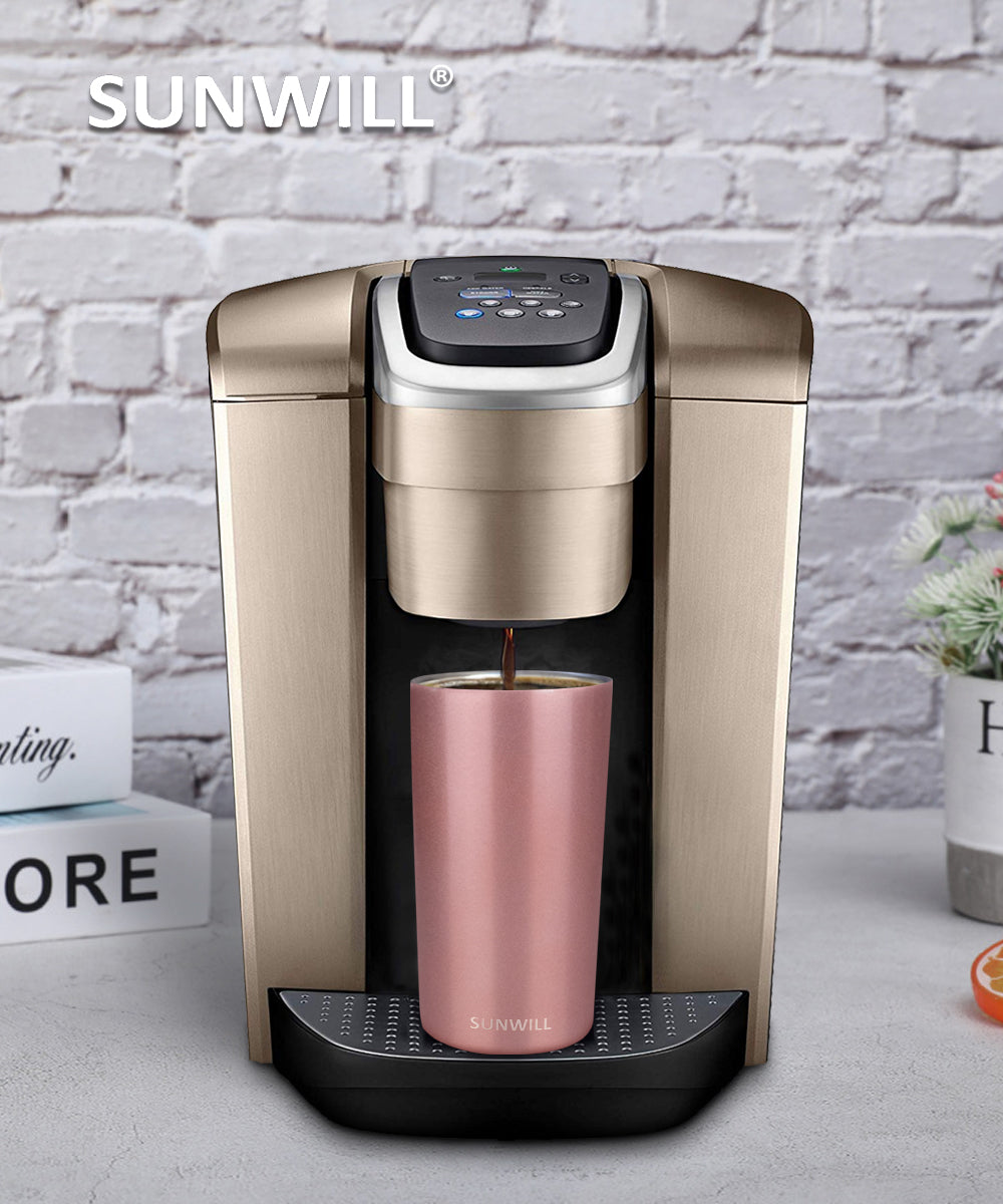 12oz Skinny Tumbler With Sliding Lid - Rose Gold