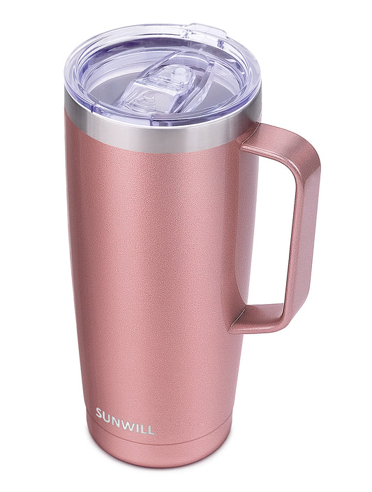 24oz Coffee Travel Mug With Sliding Lid - Rose Gold
