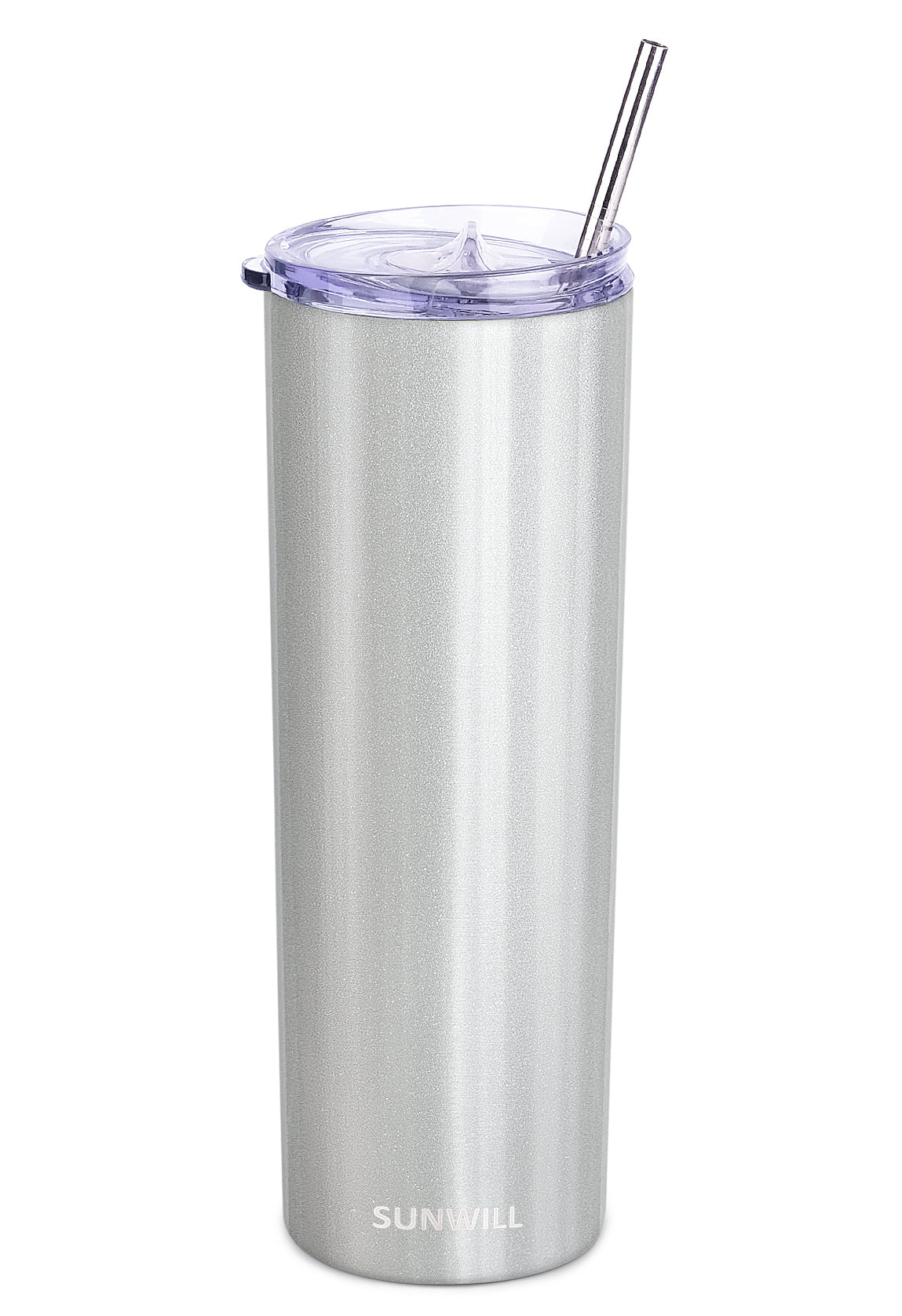 20oz Skinny Tumbler With Straw and Lid