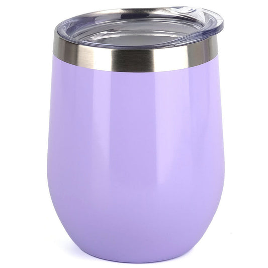 12oz Wine Tumbler With Lid - Lavender