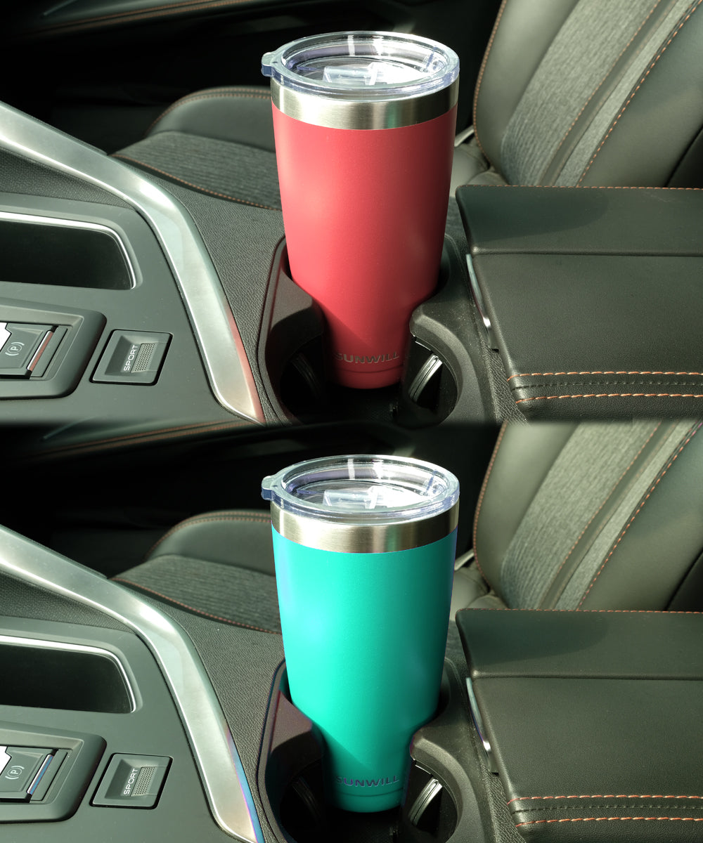 20oz Travel Tumbler With Sliding Lid - Teal Powder Coated