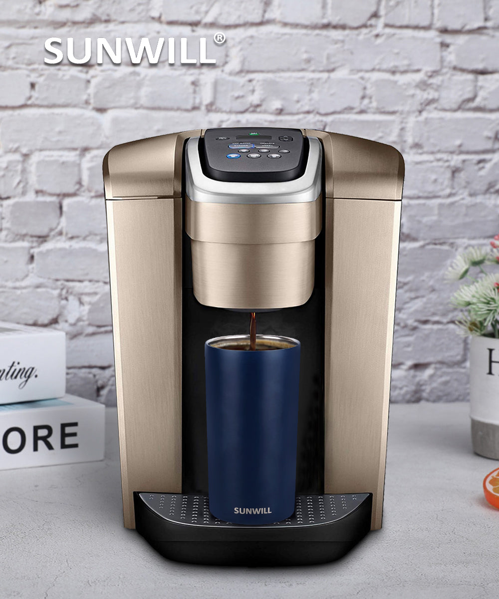 12oz Skinny Tumbler With Sliding Lid - Navy Blue