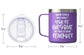 Sometimes You forget You're Awesome -14oz Purple Mug