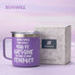 Sometimes You forget You're Awesome -14oz Purple Mug