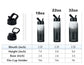 32oz Insulated Water Bottle with Straw - Powder Coated Gradiant Black White