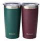 20oz Travel Tumbler With Sliding Lid - Powder Coated Forest Green & Plum