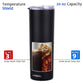 20oz Skinny Tumbler With Straw and Lid - Black