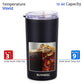 12oz Skinny Tumbler With Sliding Lid - Black