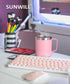 14oz Coffee Mug With Sliding Lid - Powder Coated Sakura