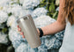 20oz Travel Tumbler With Sliding Lid - Powder Coated Taupe