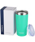 20oz Travel Tumbler With Sliding Lid - Teal Powder Coated
