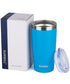 20oz Travel Tumbler With Sliding Lid - Powder Coated Royal Blue