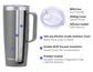 24oz Coffee Travel Mug With Sliding Lid - Powder Coated Cool Grey