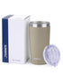 20oz Travel Tumbler With Sliding Lid - Powder Coated Taupe