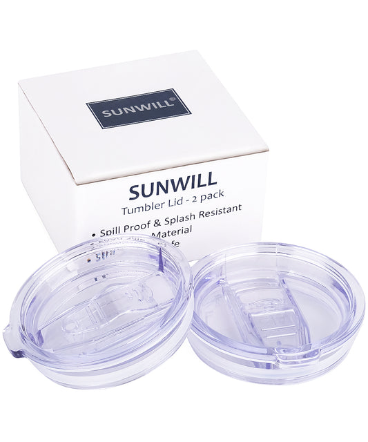 Spill Proof and Splash Resistant Silicone Sliding Lid for 20oz Travel Tumblers