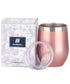 12oz Wine Tumbler With Lid - Rose Gold