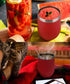 12oz Wine Tumbler With Lid - Wine Red