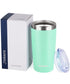 20oz Travel Tumbler With Sliding Lid - Powder Coated Mint