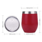 12oz Wine Tumbler With Lid - Wine Red