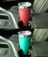 20oz Travel Tumbler With Sliding Lid - Teal Powder Coated