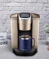 14oz Coffee Mug With Sliding Lid - Powder Coated Navy Blue