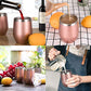 12oz Wine Tumbler With Lid - Rose Gold