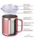 14oz Coffee Mug With Sliding Lid - Rose Gold