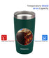 20oz Travel Tumbler With Sliding Lid - Powder Coated Dark Green