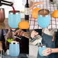 12oz Wine Tumbler With Lid - Pearl Blue