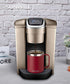 14oz Coffee Mug With Sliding Lid - Powder Coated Wine Red