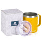14oz Coffee Mug With Sliding Lid - Powder Coated Yellow