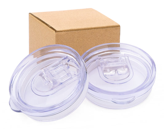 Spill and Splash Resistant Sliding Lid for 12oz and 20oz Skinny Tumblers