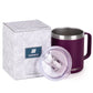 14oz Coffee Mug With Sliding Lid - Powder Coated Plum