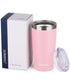 20oz Travel Tumbler With Sliding Lid - Powder Coated Sakura