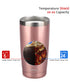 20oz Travel Tumbler With Sliding Lid - Rose Gold & Cool Grey