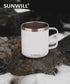 14oz Coffee Mug With Sliding Lid - White
