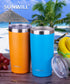20oz Travel Tumbler With Sliding Lid - Powder Coated Orange