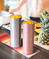 20oz Skinny Tumbler With Straw and Lid - Silver