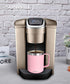 14oz Coffee Mug With Sliding Lid - Powder Coated Sakura & Mint