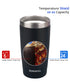 20oz Travel Tumbler With Sliding Lid - Powder Coated Black