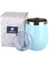 12oz Wine Tumbler With Lid - Pearl Blue