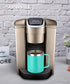 14oz Coffee Mug With Sliding Lid - Powder Coated Teal