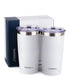 20oz Travel Tumbler With Sliding Lid - Powder Coated White
